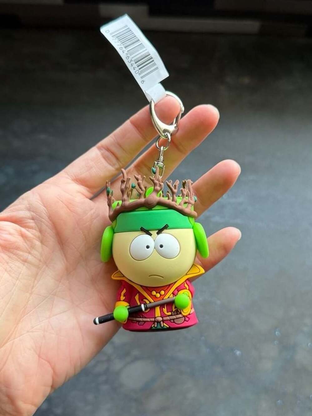 South Park The Stick of Truth High Elf King Kyle Rubber Keychain